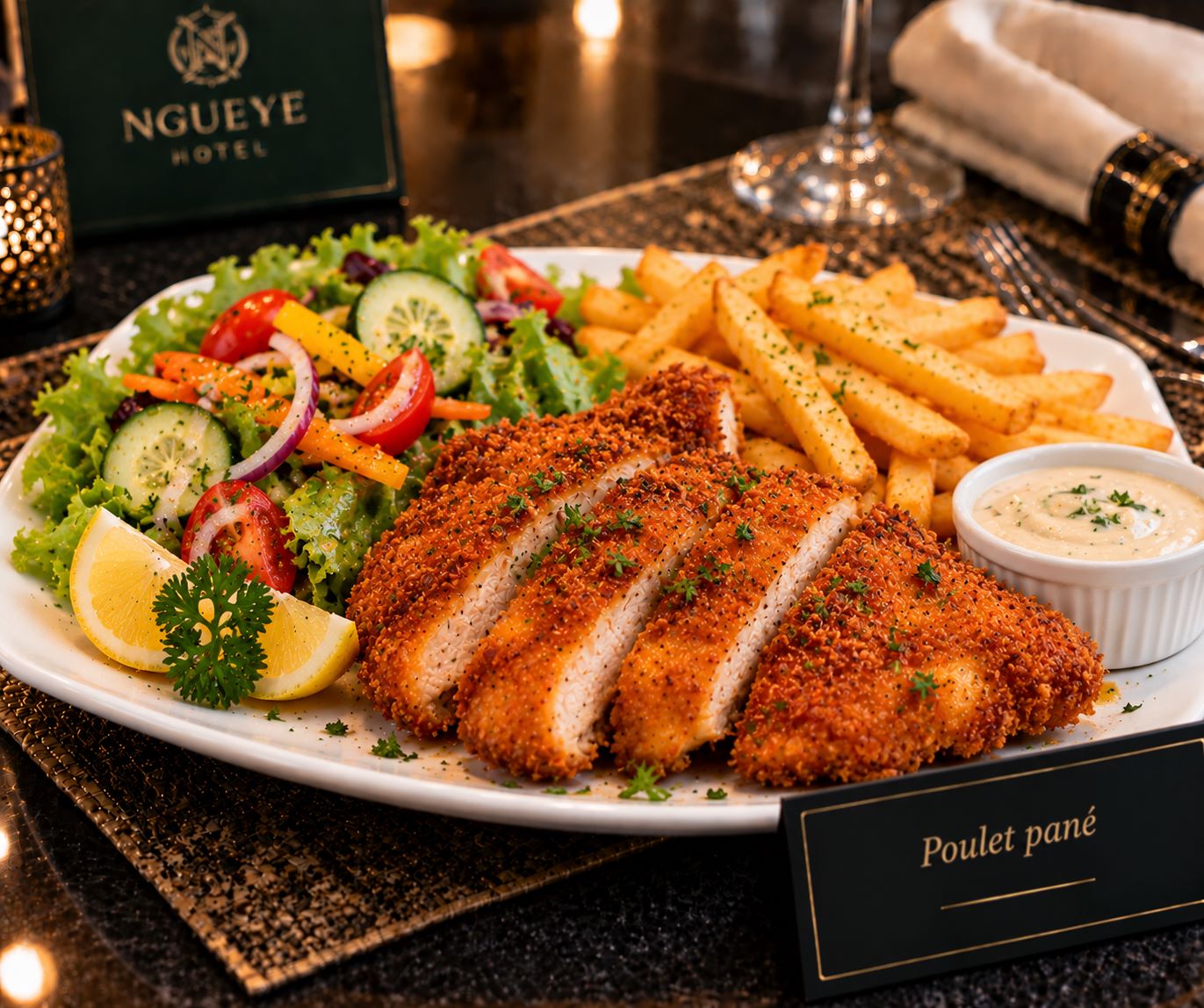 Poulet pané